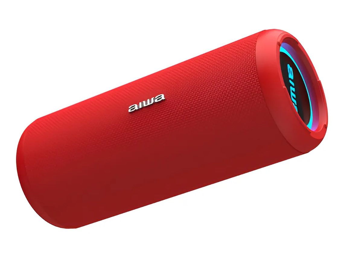 Parlante Portátil Bluetooth 20w Impermeable Tws Aiwa Aw-kf4 Color Rojo 2