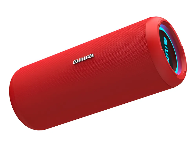 Parlante Portátil Bluetooth 20w Impermeable Tws Aiwa Aw-kf4 Color Rojo 2