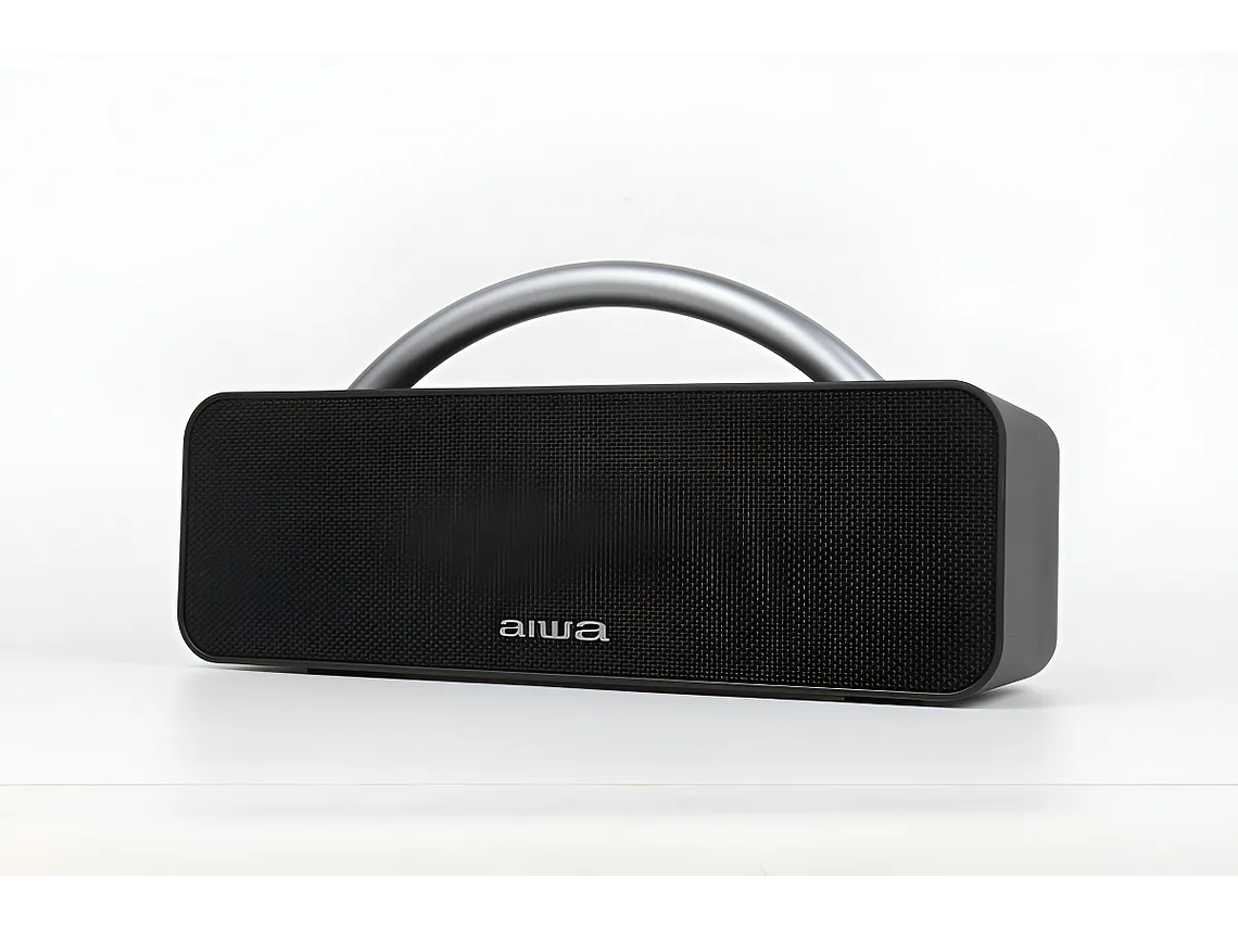 Parlante Bluetooth Aiwa 20w Portatil Ipx5 Con Tws Aws-80bt Color Negro 1