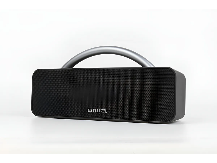 Parlante Bluetooth Aiwa 20w Portatil Ipx5 Con Tws Aws-80bt Color Negro 1