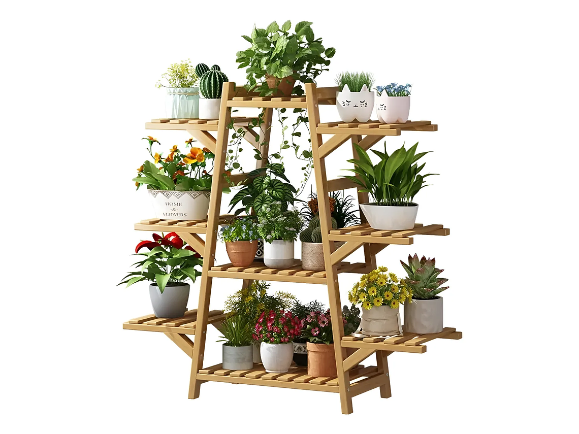 Soporte Para 9 Macetas Estante Jardinera Huerto Plantas 1
