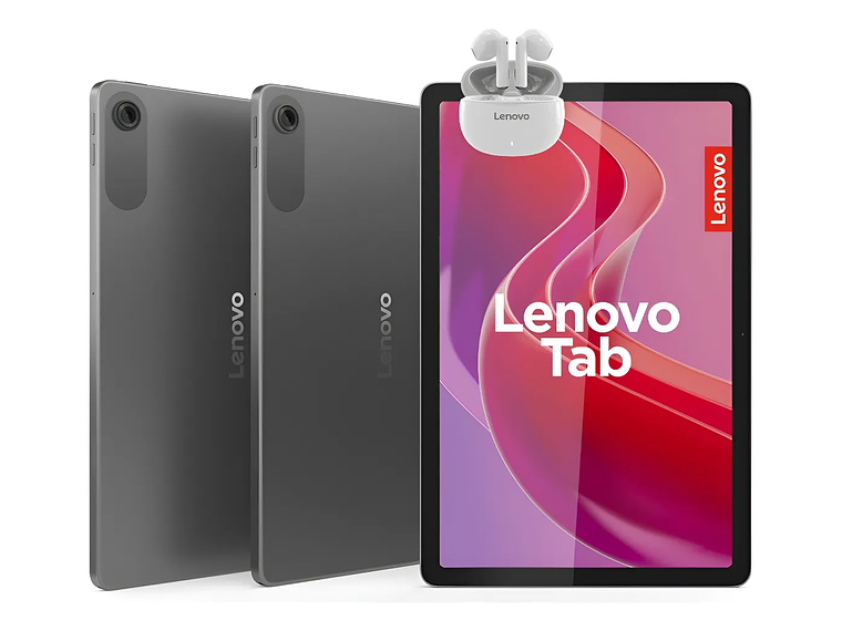 Tablet Lenovo Tab Mediat 4gb Ram 128gb 10 Wuxga + Audífonos Plateado 1