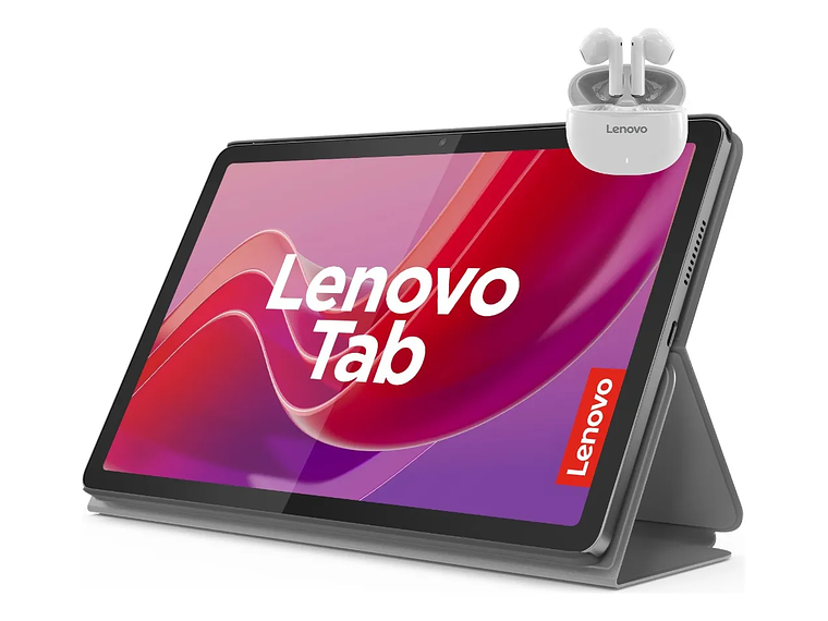 Tablet Lenovo Tab Mediat 4gb Ram 128gb 10 Wuxga + Audífonos Plateado 4