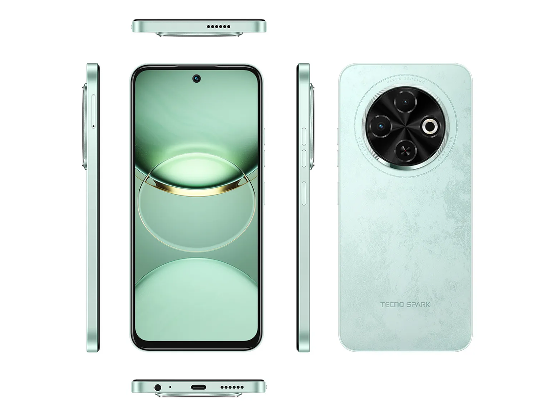 Celular Tecno Spark 30c 256gb + 4gb Magic Skin Green 3