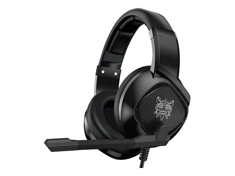 Audífonos Gamer Diadema inalámbrica Onikuma K19 negro Gaming headset con microfono con luz rgb LED para Xbox Ps4 Pc 3