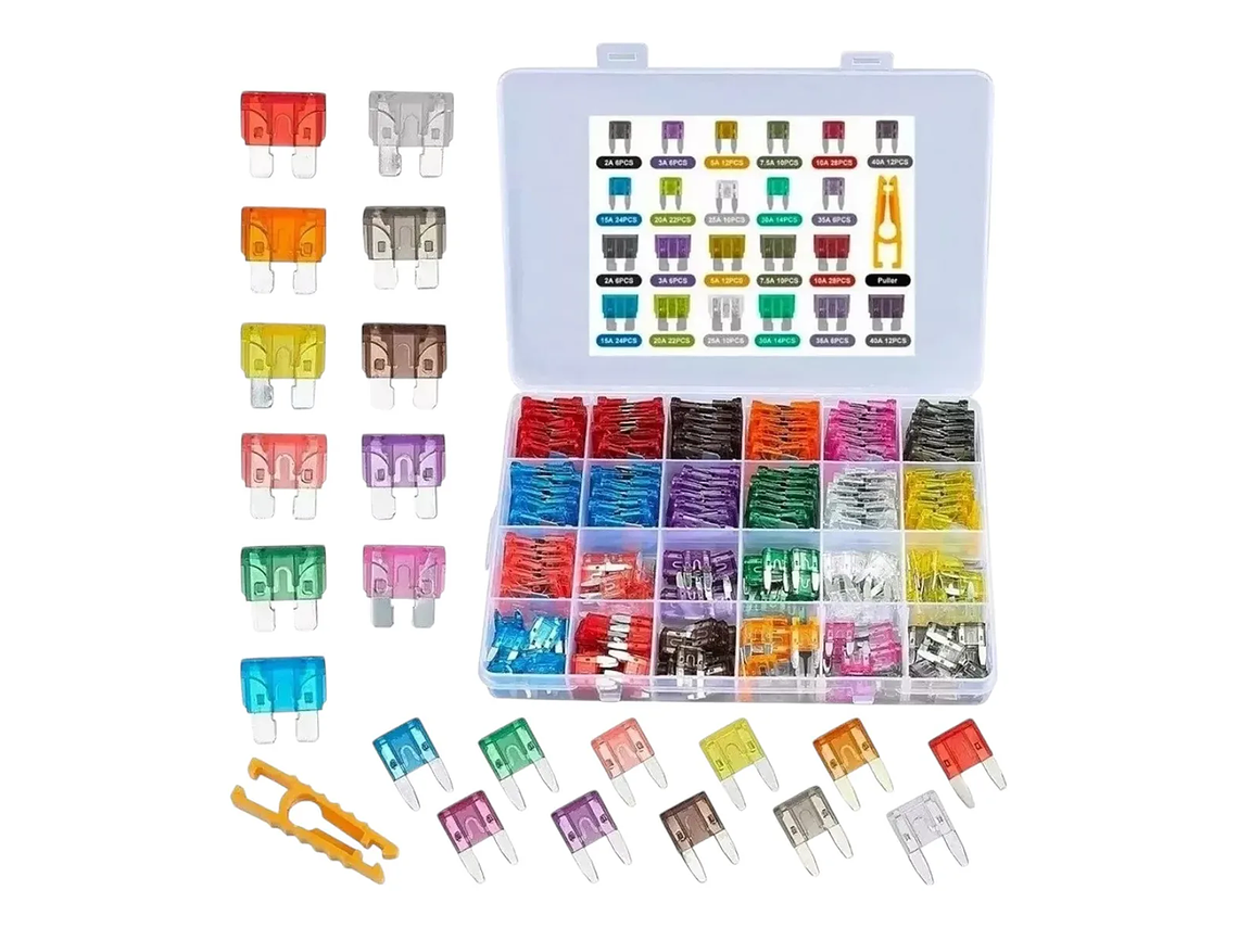 Kit Fusibles Para Autos Caja De Fusibles 300 Pcs Automotriz 1