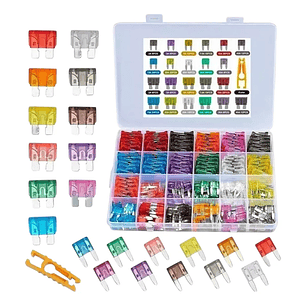 Kit Fusibles Para Autos Caja De Fusibles 300 Pcs Automotriz