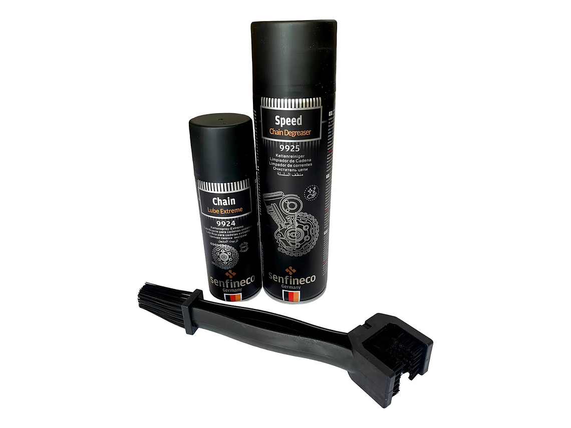 Pack Limpiador Y Grasa Chain Lube Cadena De Moto Senfineco 1