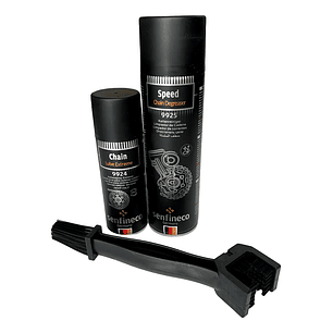 Pack Limpiador Y Grasa Chain Lube Cadena De Moto Senfineco