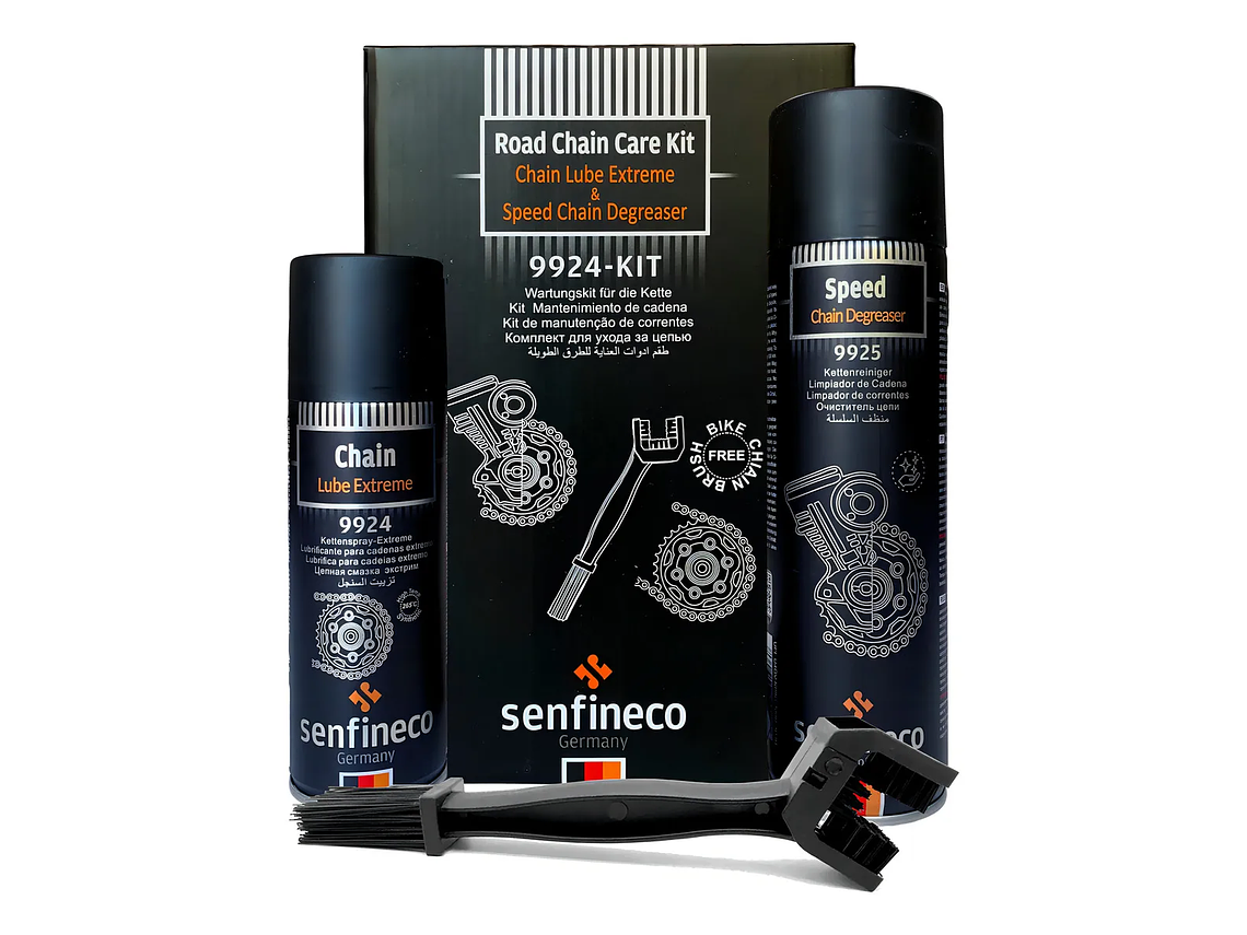 Pack Limpiador Y Grasa Chain Lube Cadena De Moto Senfineco 3