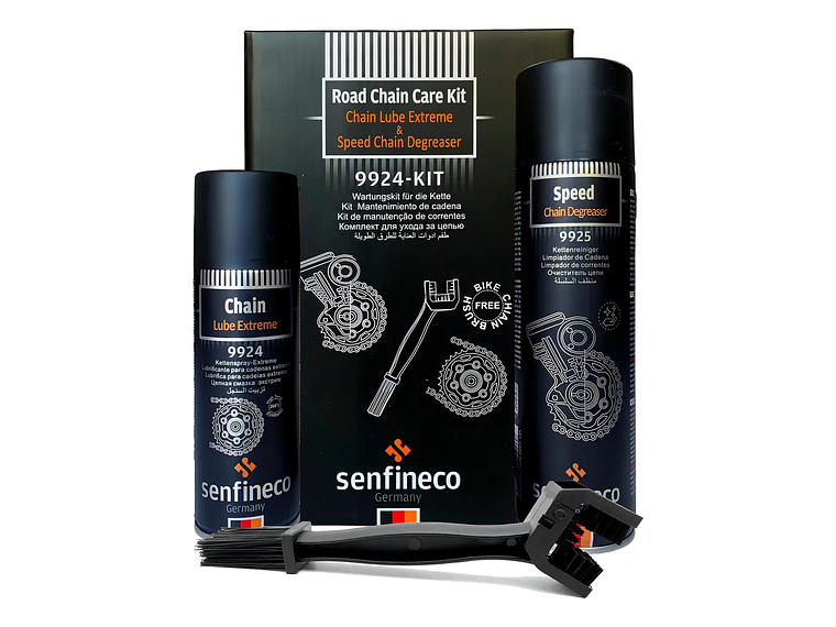 Pack Limpiador Y Grasa Chain Lube Cadena De Moto Senfineco 3