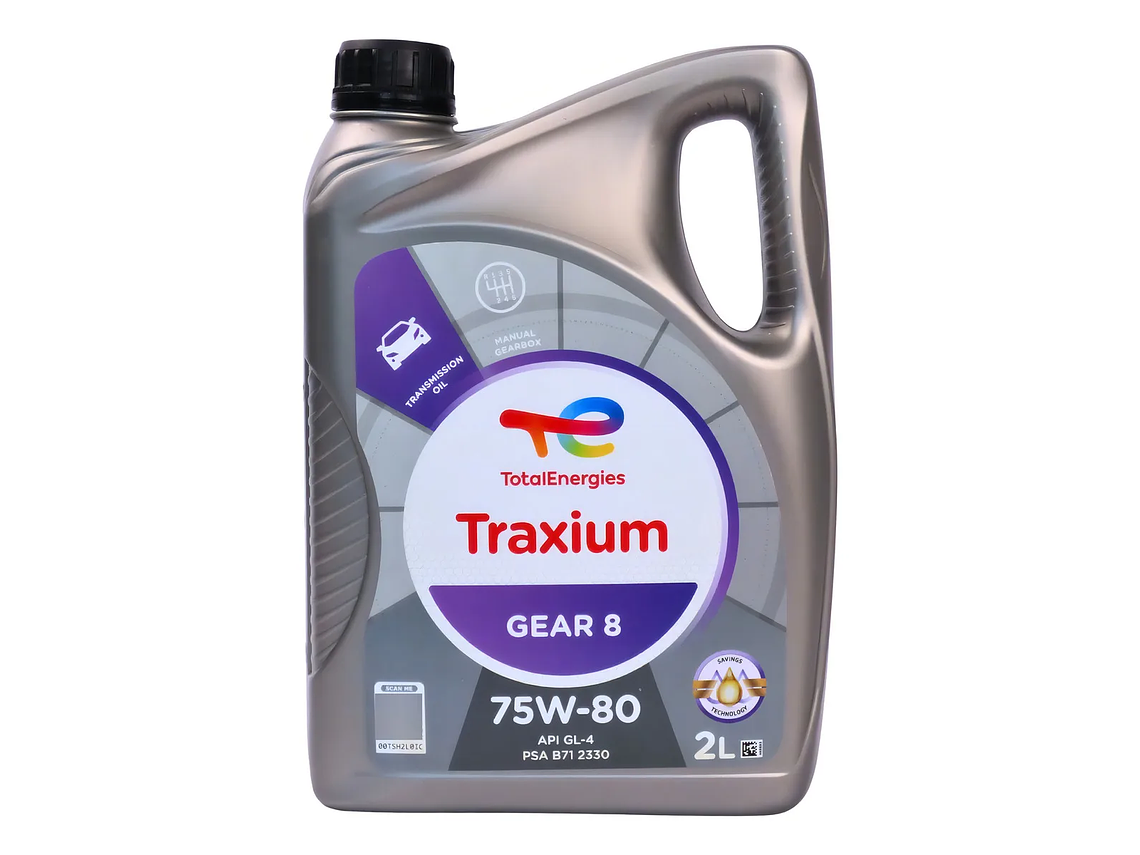 Aceite Transmisión Manual 75w80 Total Traxium Gear 8 Gl4 2lt 1