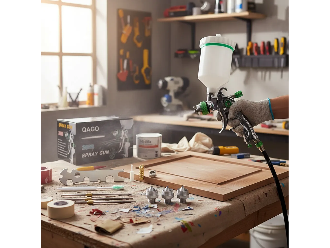 Pistola Gravedad Pintura Automotriz De 600ml 1,4/1,7/2,0 Mm 3