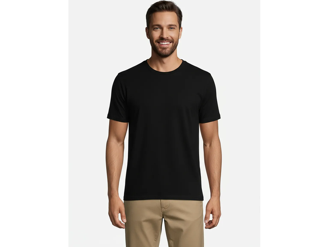 Polera Hombre Manga Corta 100% Algodón Para Estampado 1