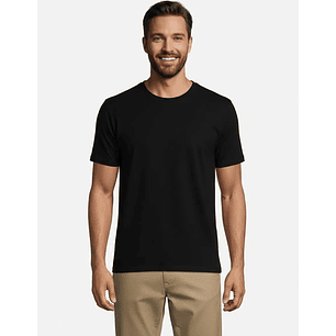 Polera Hombre Manga Corta 100% Algodón Para Estampado