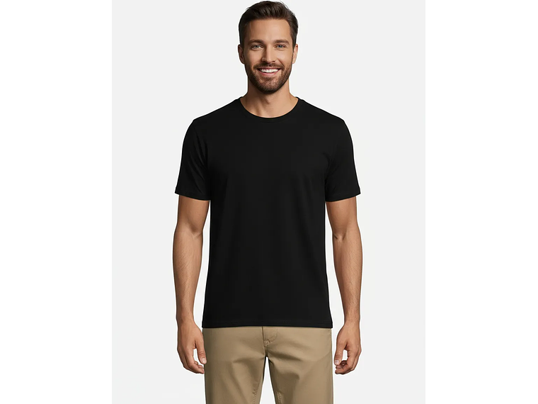 Polera Hombre Manga Corta 100% Algodón Para Estampado 1