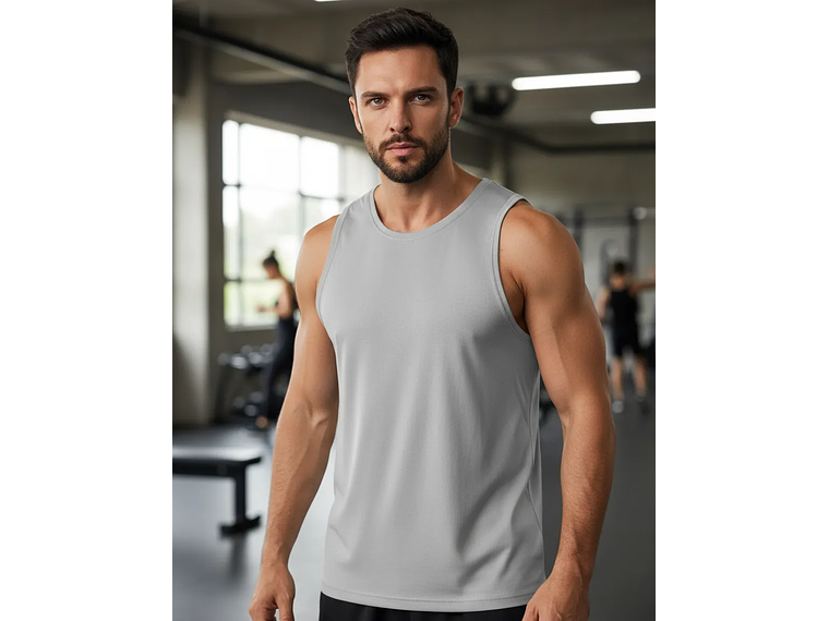 Polera Musculosa Dryfit Sin Manga Deportiva 1