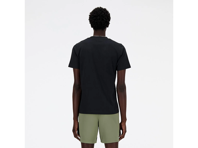Polera Lifestyle Hombre New Balance Essentials Negra 2