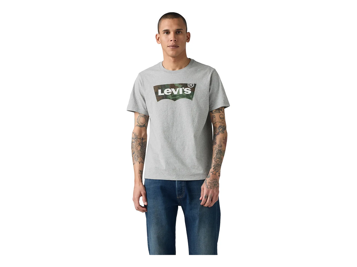 Polera Hombre Graphic Crewneck Tee Gris Levis 22491-1948 2
