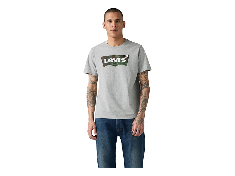 Polera Hombre Graphic Crewneck Tee Gris Levis 22491-1948 2