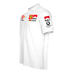 Polera Pique Marlboro Schumacher Ferrari