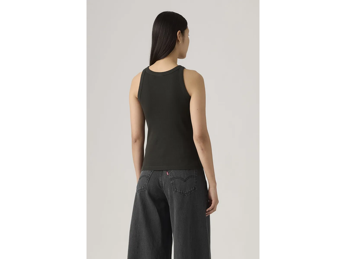 Polera Mujer Essential Racer Tank Negro Levis 2