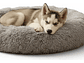 Cama Mascotas Perros Grandes Antiestres 90cm Talla Xxl - Norplat - Gris - Miniatura 1