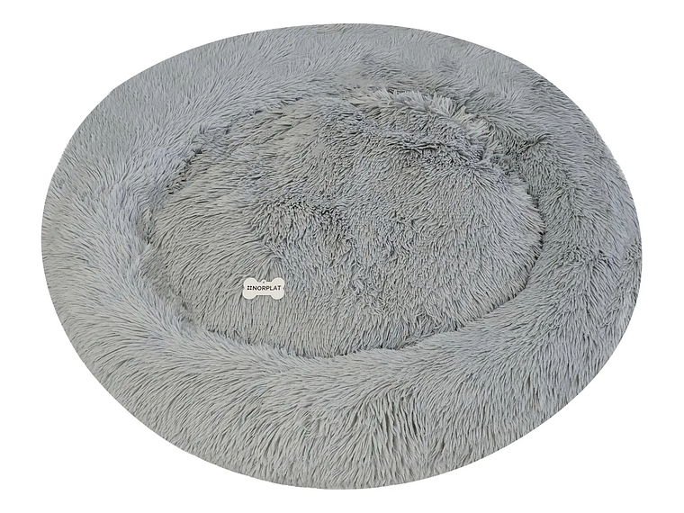 Cama Mascotas Perros Grandes Antiestres 90cm Talla Xxl - Norplat - Gris 2