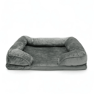 Cama Antiestres Perro Colchon Ortopedica 70x60cm Color Gris Diseño Cama Antiestres Con Soporte Ortopedico