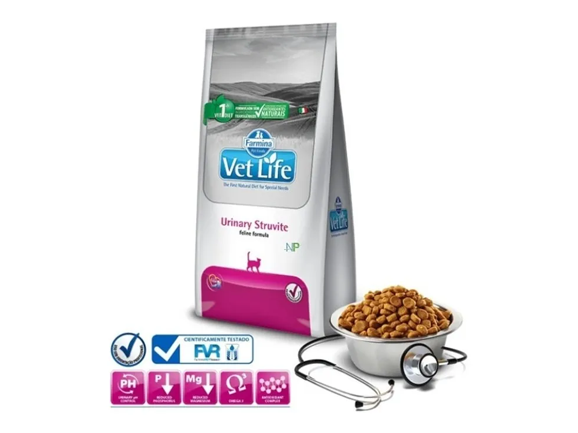 Vet Life Urinary Struvite Gato 2kg 2