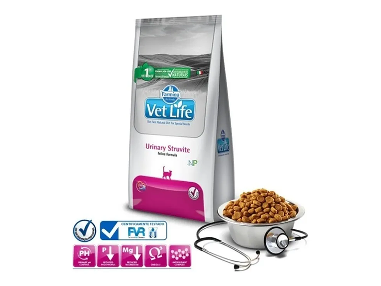 Vet Life Urinary Struvite Gato 2kg 2