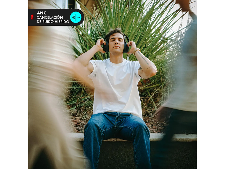 Audífonos Bluetooth Blik Soul900 Cancelación De Ruido 60 Hrs Color Negro 2