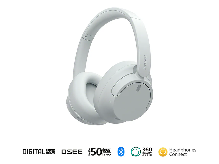 Audífonos Inalámbricos Con Noise Cancelling Wh-ch720n Color Blanco 2