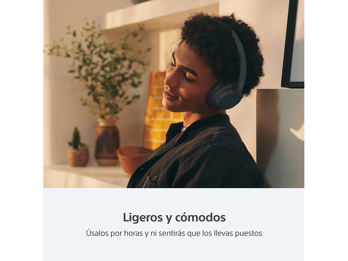 Audífonos Inalámbricos Con Noise Cancelling Wh-ch720n Color Blanco 3