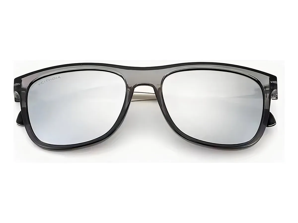 Lentes Anteojos De Sol Polarizados Veithdia 6110 Espejo Color De La Lente 6110_silver 3