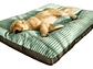 Cama Petchi XL Perros Grandes Almohadón Verde Lima 120x90cm Tela Ultra Suave Y Sedosa Reforzada - Miniatura 1