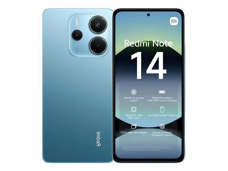 Xiaomi Redmi Note 14 8gb Ram 256gb Amoled 6,67 Cámara 108mp Azul 1