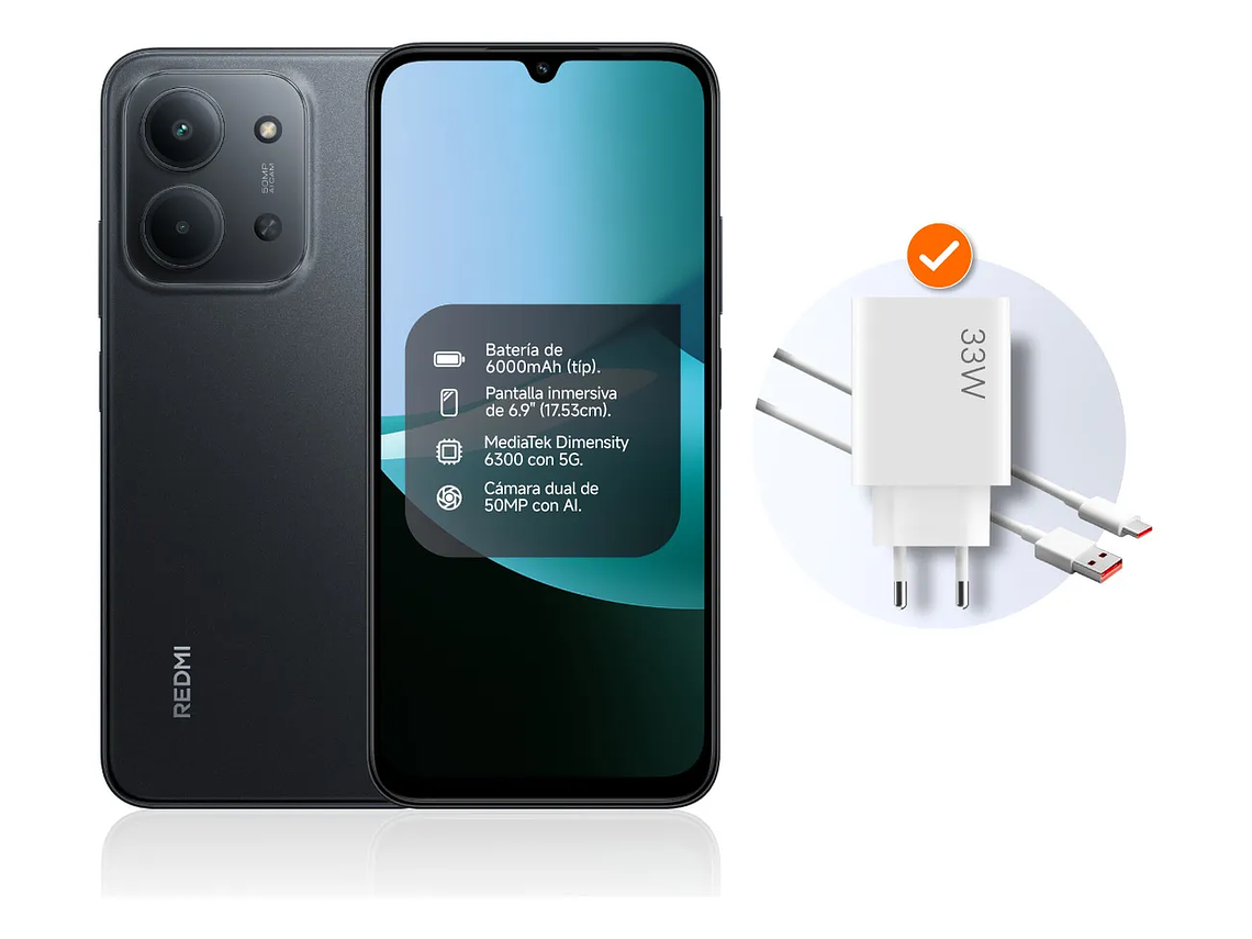 Xiaomi Redmi 15C Black 4GB RAM 256 ROM 1