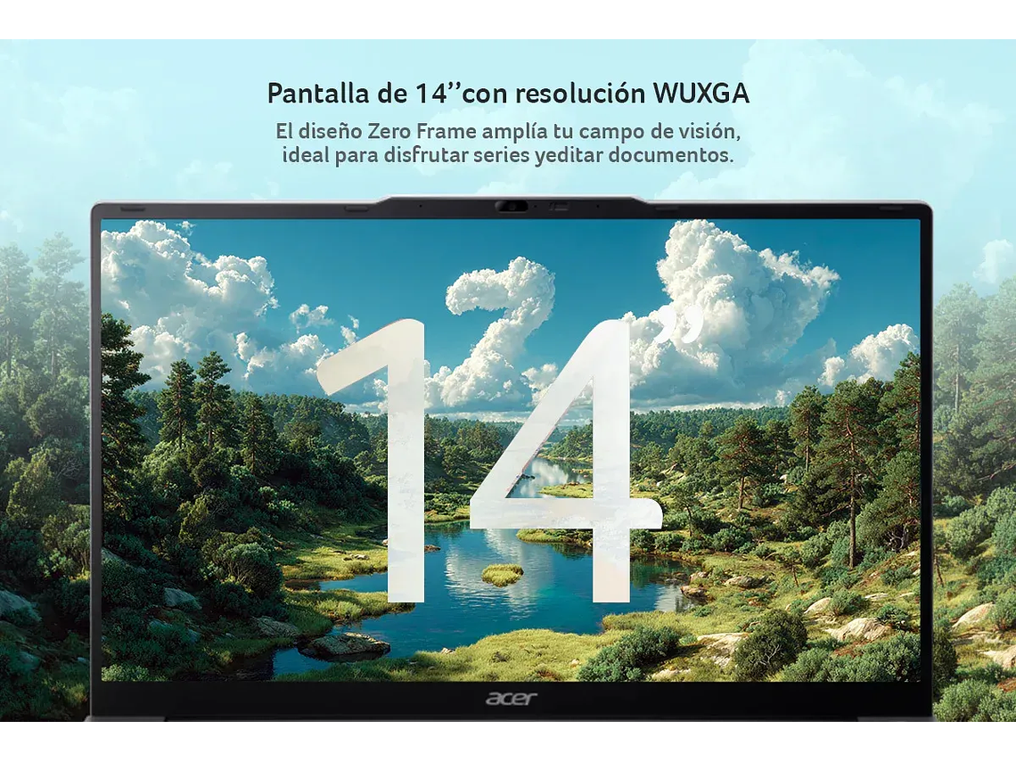 Notebook Acer Aspire Lite Al14-31p-3591-6 Al14-31p-3591-6 Plateado 2023 14 1920 X 1200 Disco Ssd 128 Gb Intel N300 8gb De Ram 2