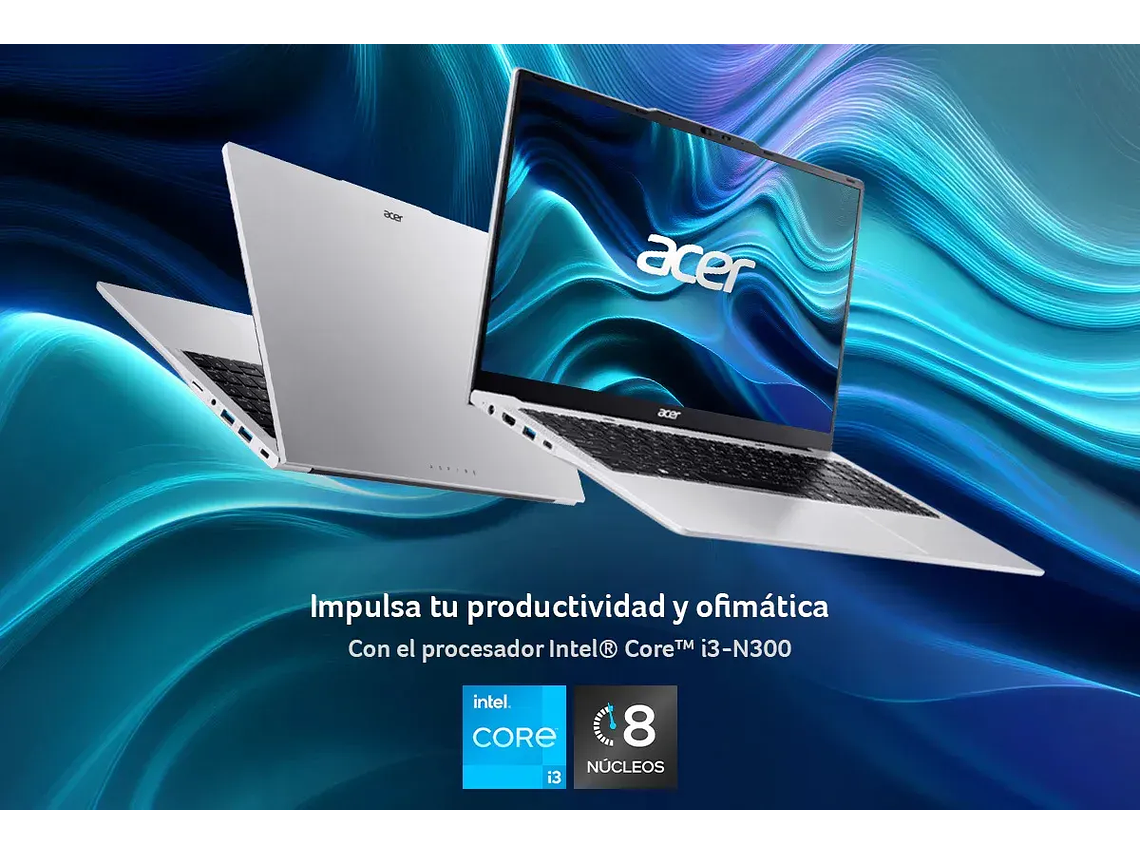 Notebook Acer Aspire Lite Al14-31p-3591-6 Al14-31p-3591-6 Plateado 2023 14 1920 X 1200 Disco Ssd 128 Gb Intel N300 8gb De Ram 3