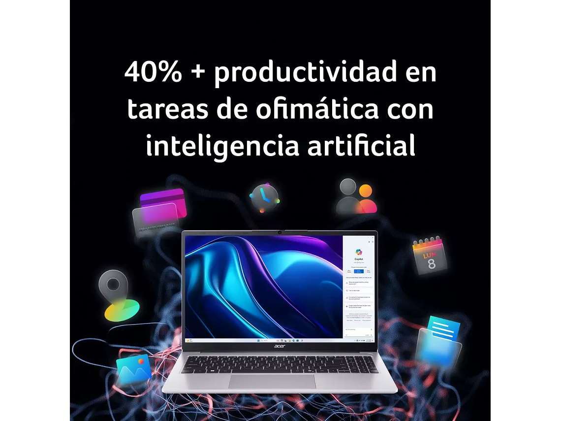 Notebook Acer AL15-41P-R0ZY-1 32gb 512gb Ssd 15.6 Pulgadas Color Gris 3