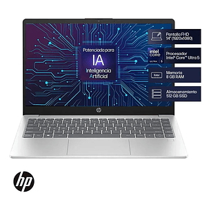 Notebook HP 14-ep1001la Intel Core Ultra 5 8gb Ram 512gb Ssd Windows 11 home