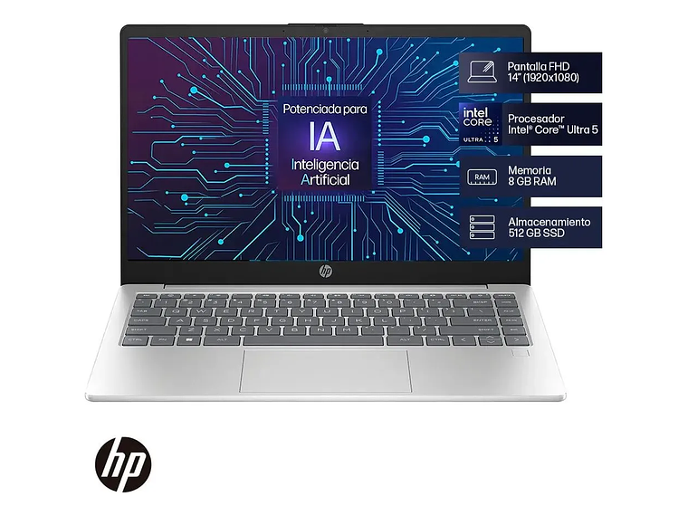 Notebook HP 14-ep1001la Intel Core Ultra 5 8gb Ram 512gb Ssd Windows 11 home 1