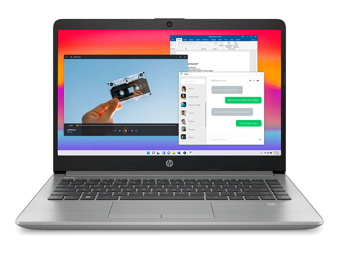 Notebook Hp 240 G9 Intel Celeron 8gb Ram 256gb Ssd Color Gris oscuro (reacondicionado) 1