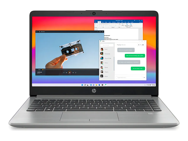 Notebook Hp 240 G9 Intel Celeron 8gb Ram 256gb Ssd Color Gris oscuro (reacondicionado) 1