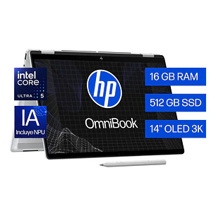 Notebook Hp Omnibook X 14-fm0051la Intel Core Ultra5 16gb 512gb Ssd Windows 11 Home