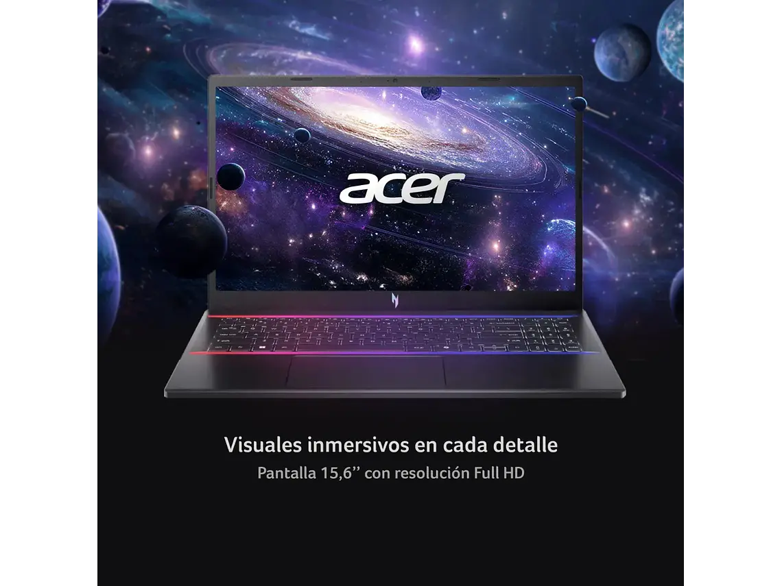 Notebook Gamer Nitro V Anv15-51-53w1-1 Rtx 2050 Negro Acer 4