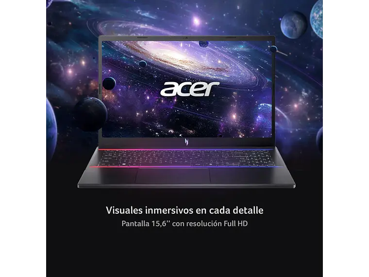 Notebook Gamer Nitro V Anv15-51-53w1-1 Rtx 2050 Negro Acer 4