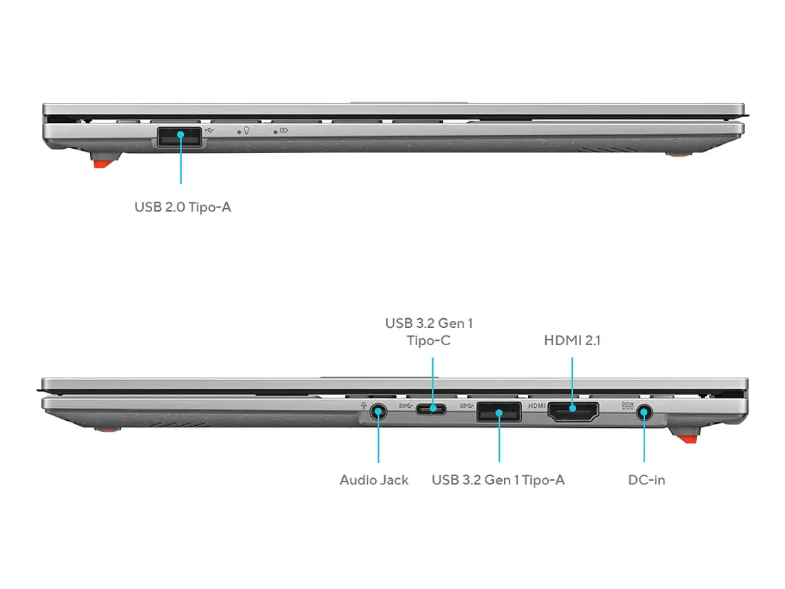 Notebook Asus Vivobook Go 14 Intel Core 3 8GB RAM 512GB SSD 14