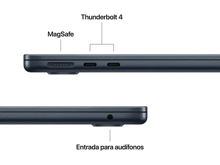Macbookair 13 M4 Cpu 10 Gpu 10 - 16gb Ssd 512gb Medianoche - Distribuidor Autorizado 3